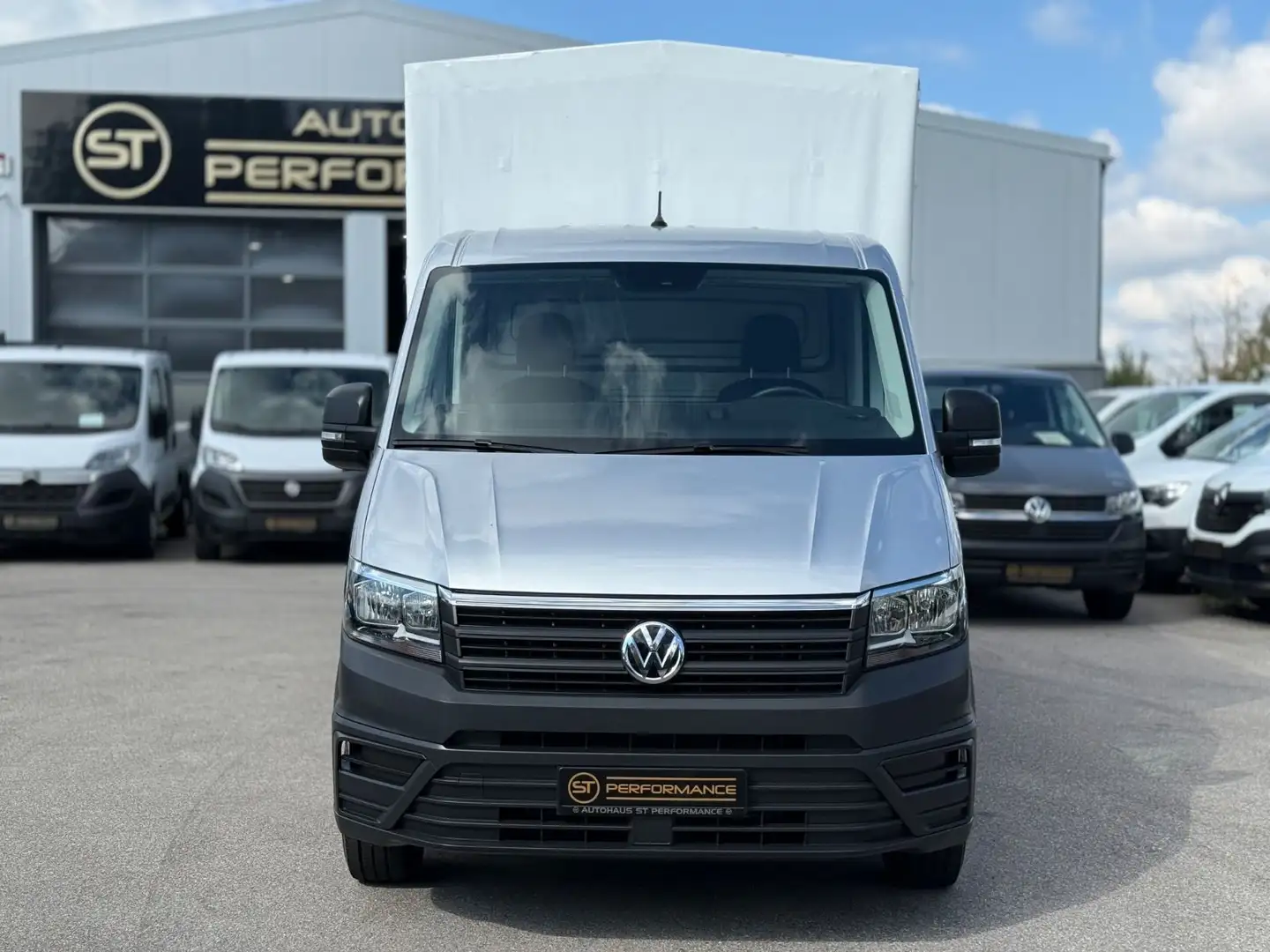 Volkswagen Crafter Pritsche 35 Lang KLIMA NAVI 1HAND EURO6 Silber - 2