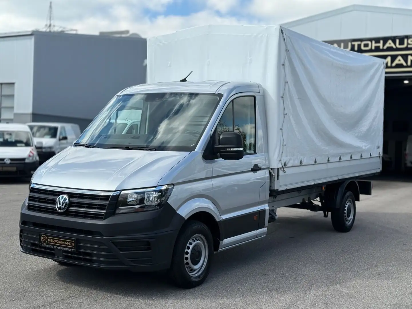 Volkswagen Crafter Pritsche 35 Lang KLIMA NAVI 1HAND EURO6 Silber - 1