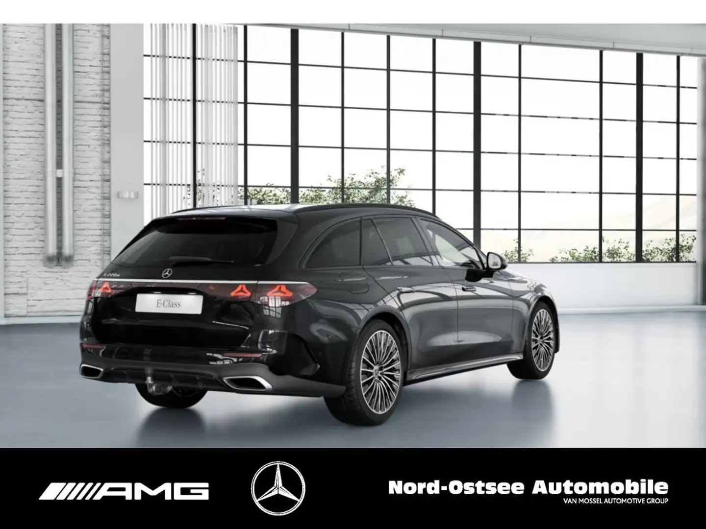 Mercedes-Benz E 220 T d AMG PANO AHK KEYLESS KAM360° SHZ NIGHT Noir - 2
