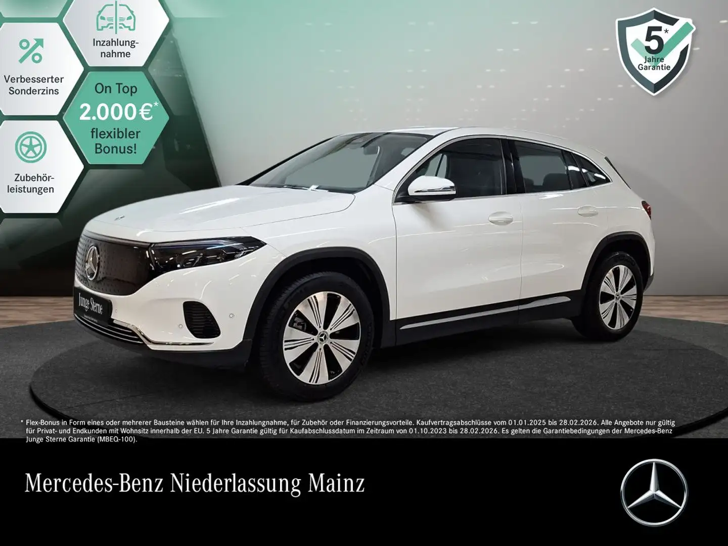 Mercedes-Benz EQA 350 4M PROG+ADVANCED+KAMERA+SPUR Weiß - 1