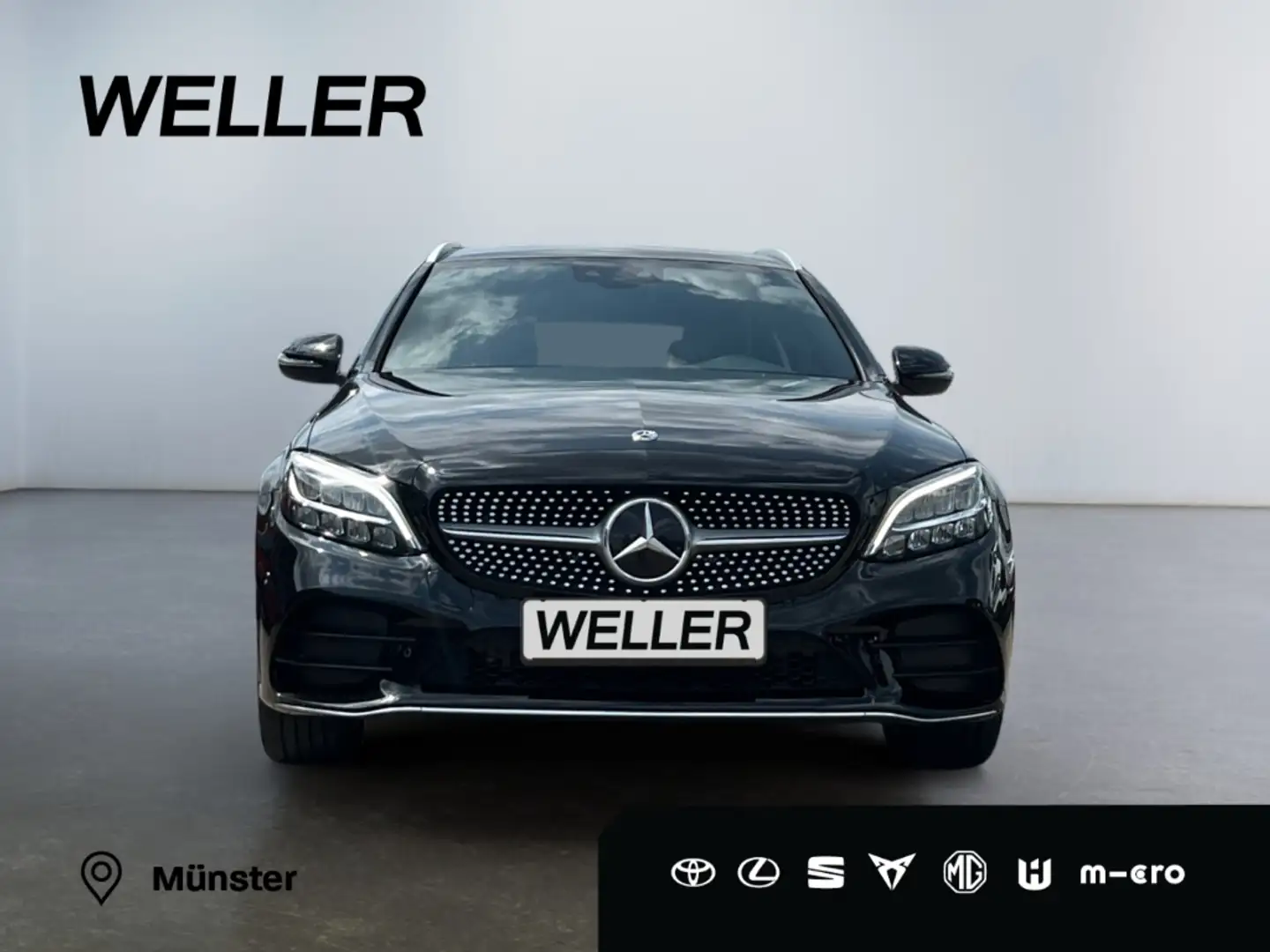 Mercedes-Benz C 300 e T 9G AMG Line  *LED*AHK*el Heck*TWA* Schwarz - 2