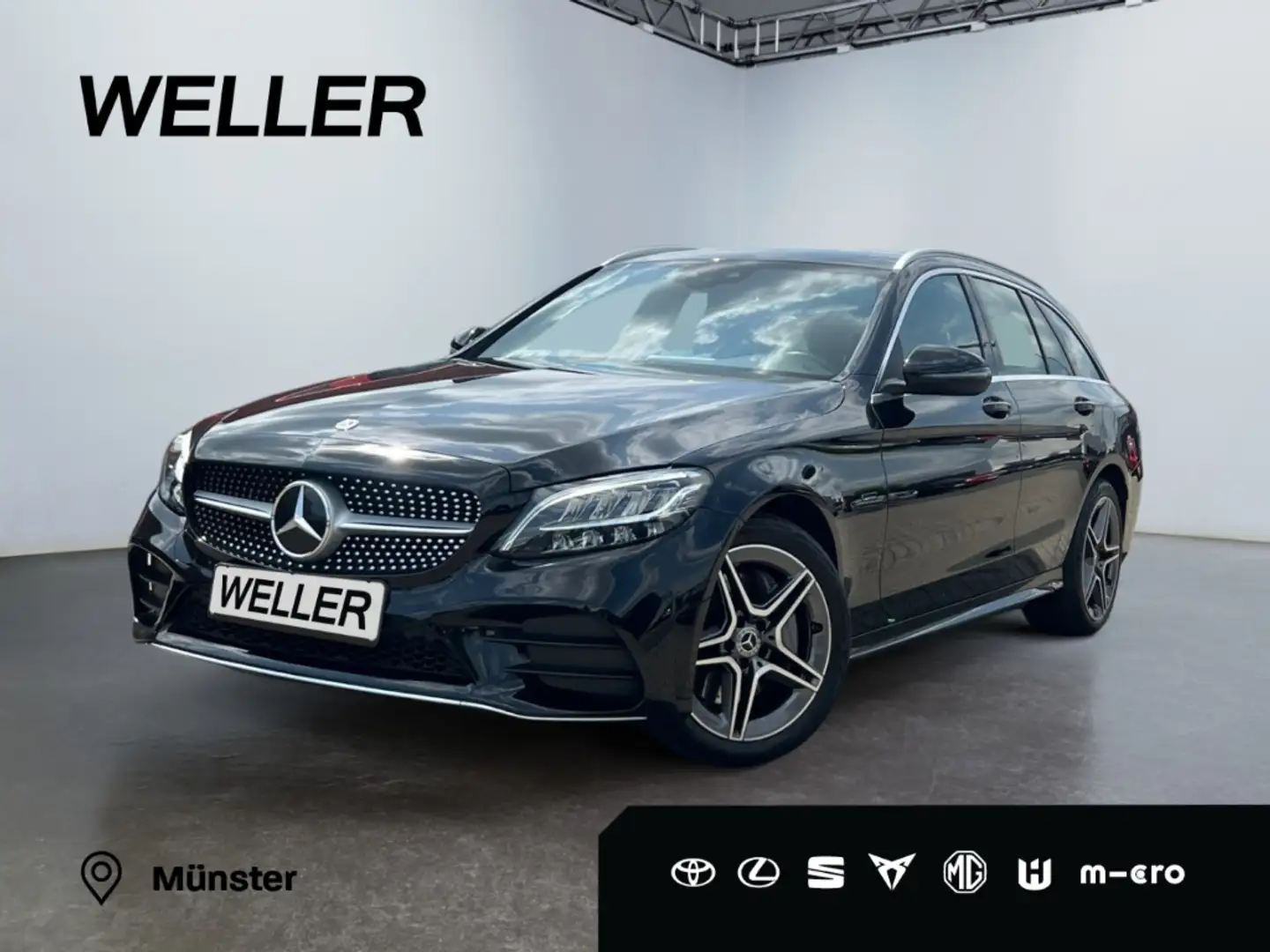 Mercedes-Benz C 300 e T 9G AMG Line  *LED*AHK*el Heck*TWA* Schwarz - 1
