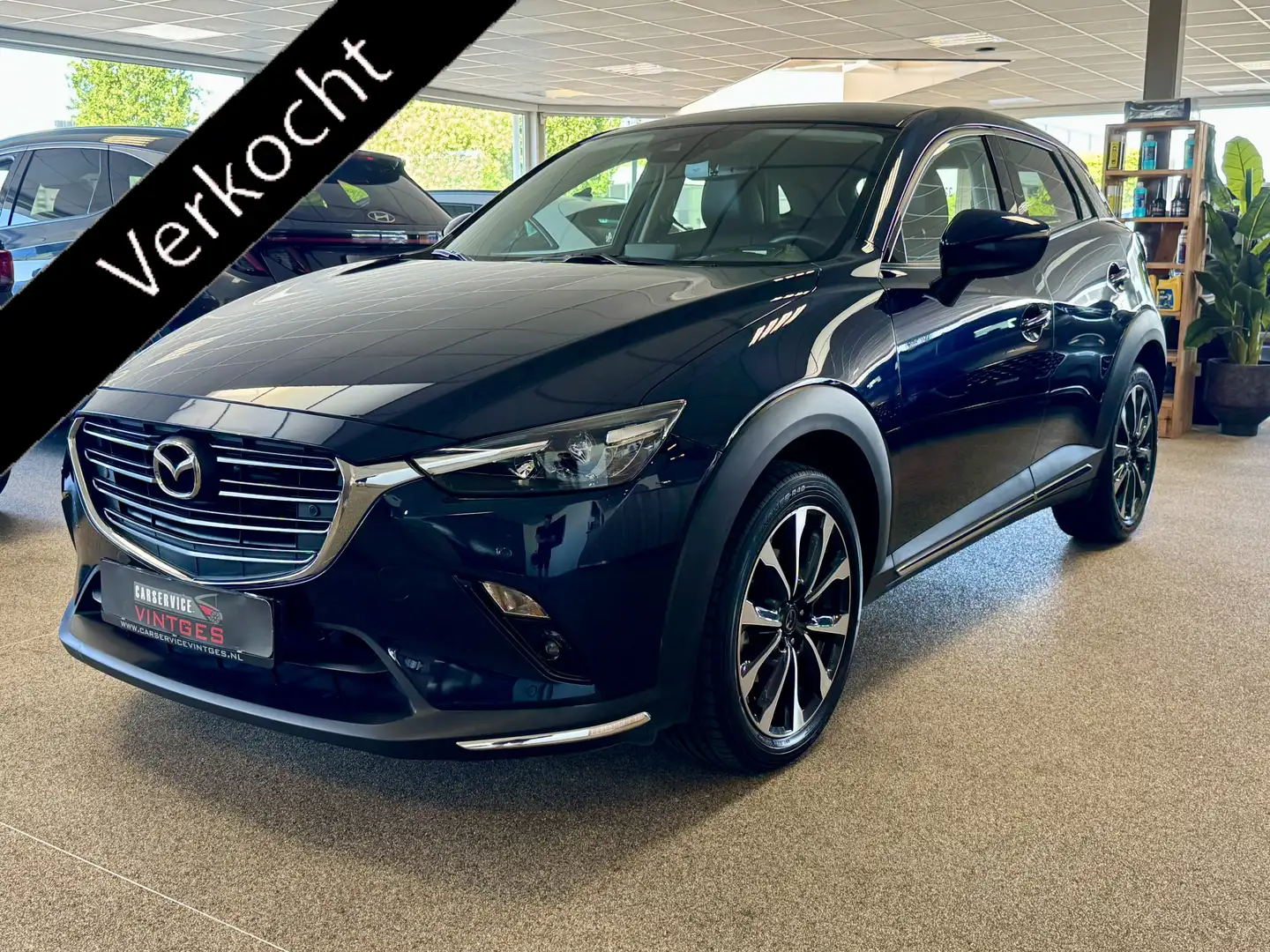 Mazda CX-3 Verkocht 2.0 SkyActiv-G 120 GT-M Camera, Navi, App Blauw - 1
