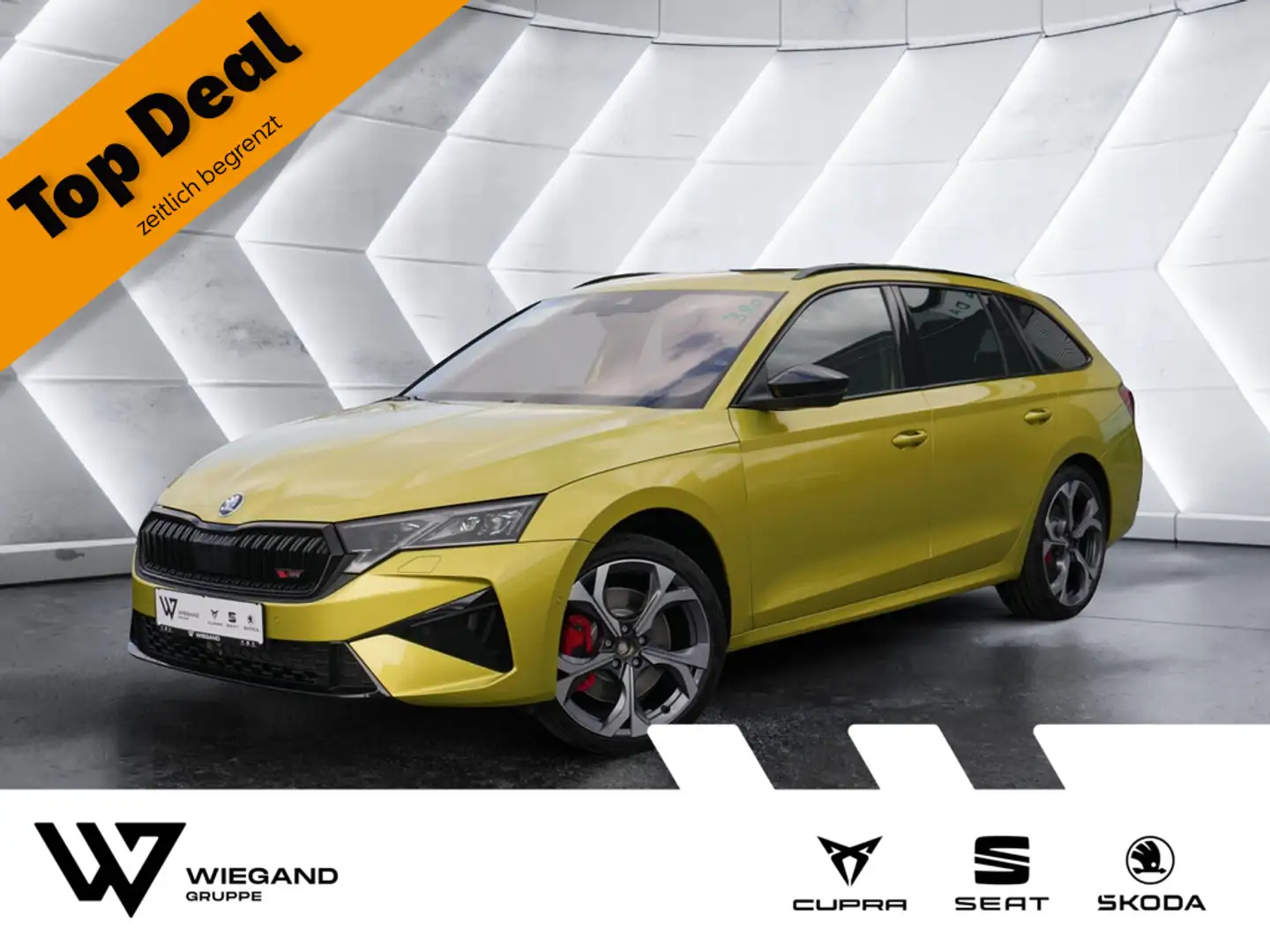 Skoda Octavia Combi RS 2.0 TSI ACC PANO MATRIX-LED Auriu - 1