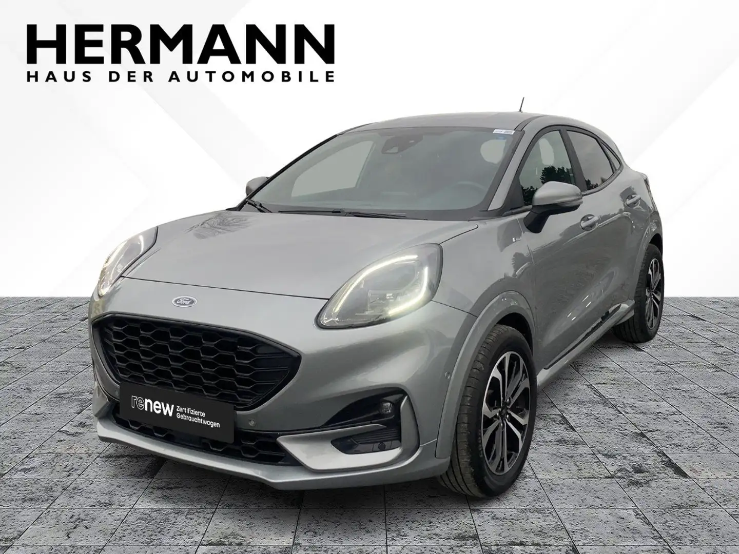 Ford Puma 1.0 EcoBoost ST-Line CAM*LED*NAVI*SHZ*SYNC Silber - 1