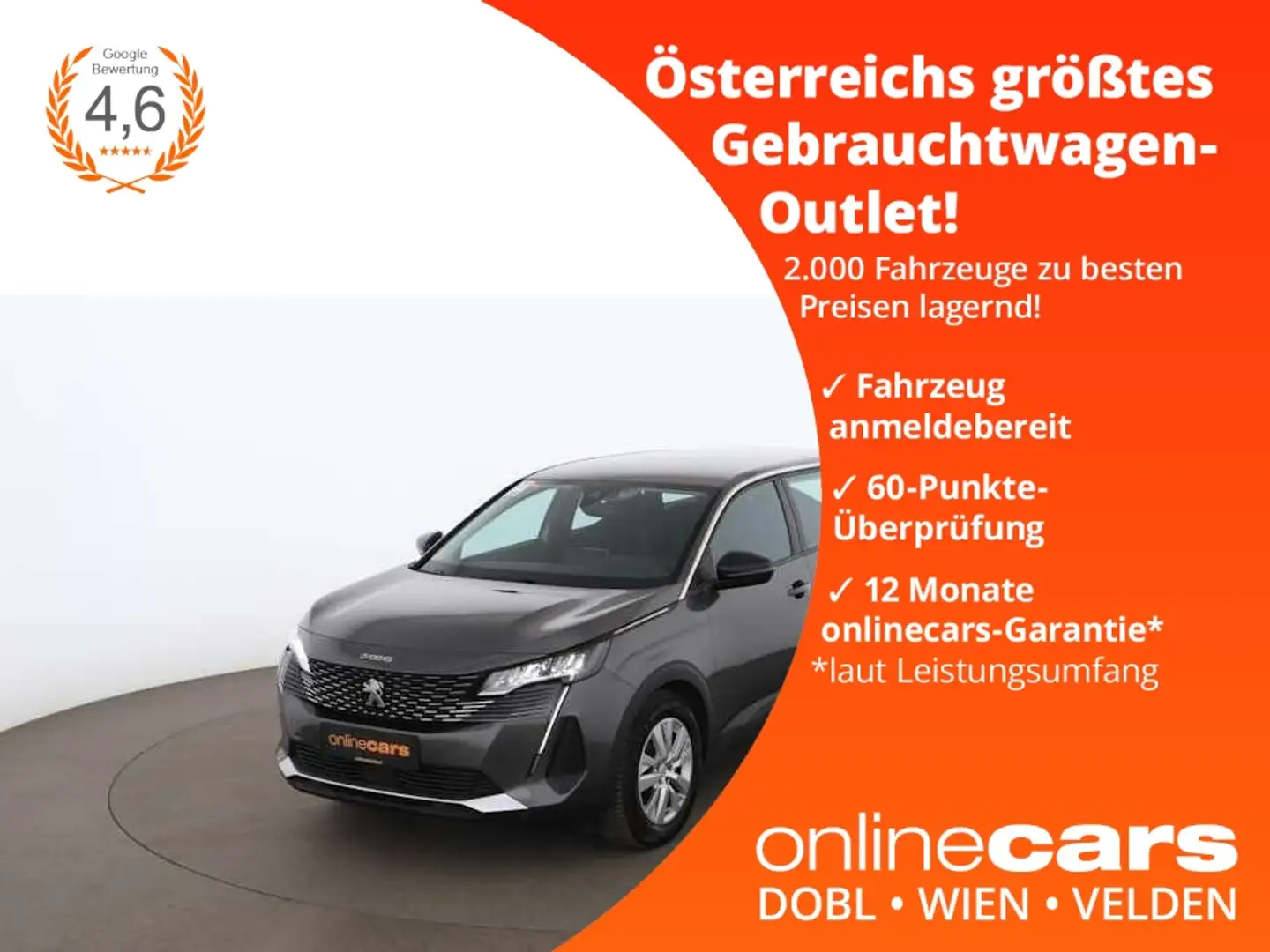 Peugeot 5008 1.5 BlueHDi 130 Active 7-SITZER LED NAVI Grau - 1