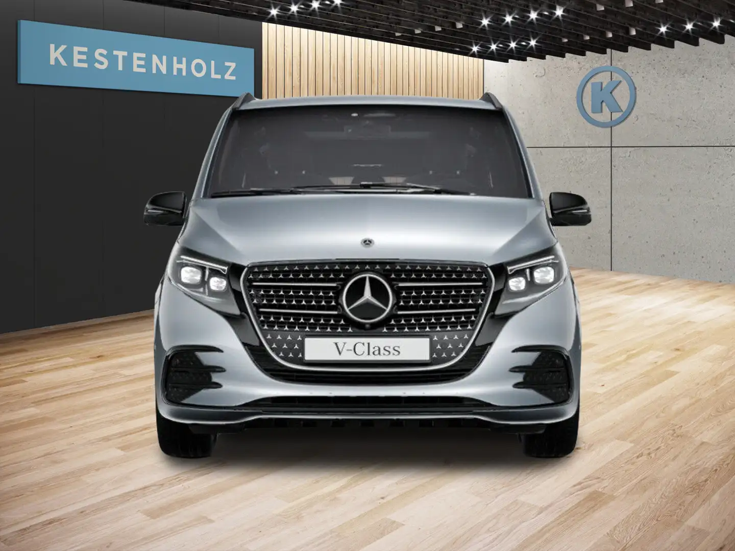 Mercedes-Benz V 250 V 250 d 4M Lang *AVANTGARDE*AHK*SHZ*NAVI* Silber - 2