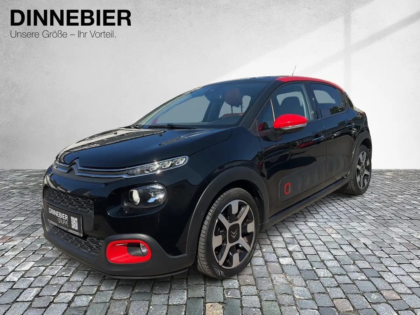 Citroen C3 1.2 PureTech Shine Glasdach+Kamera+Navi+SHZ Zwart - 2