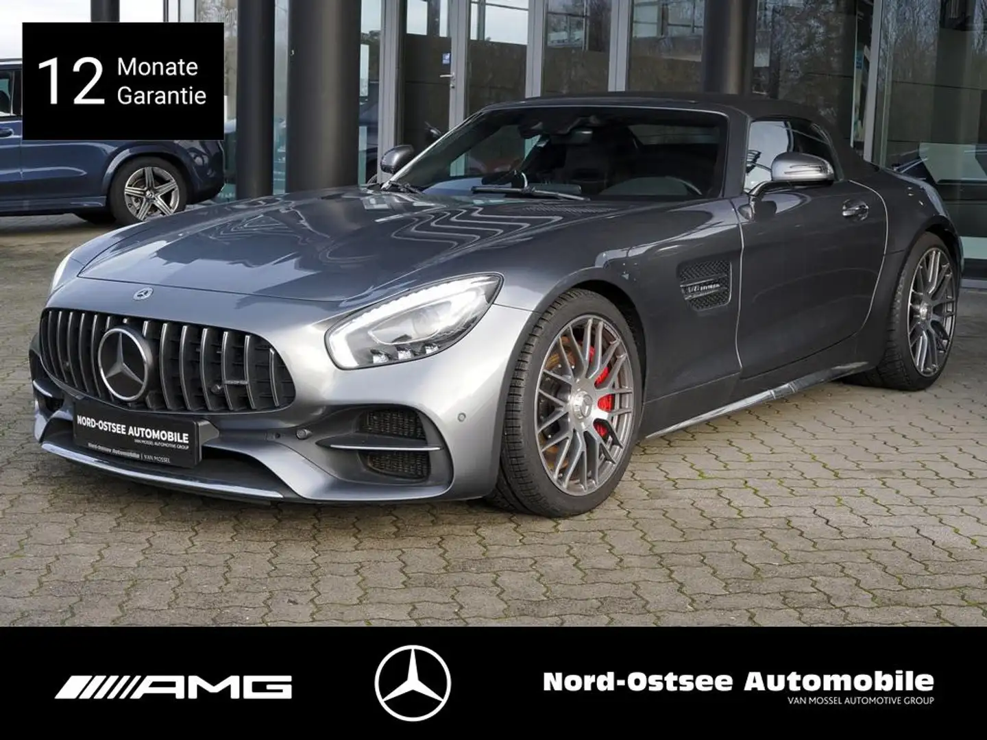 Mercedes-Benz AMG GT C ROADSTER DISTRO NAVI SHZ KAMERA KEYLESS Grigio - 1