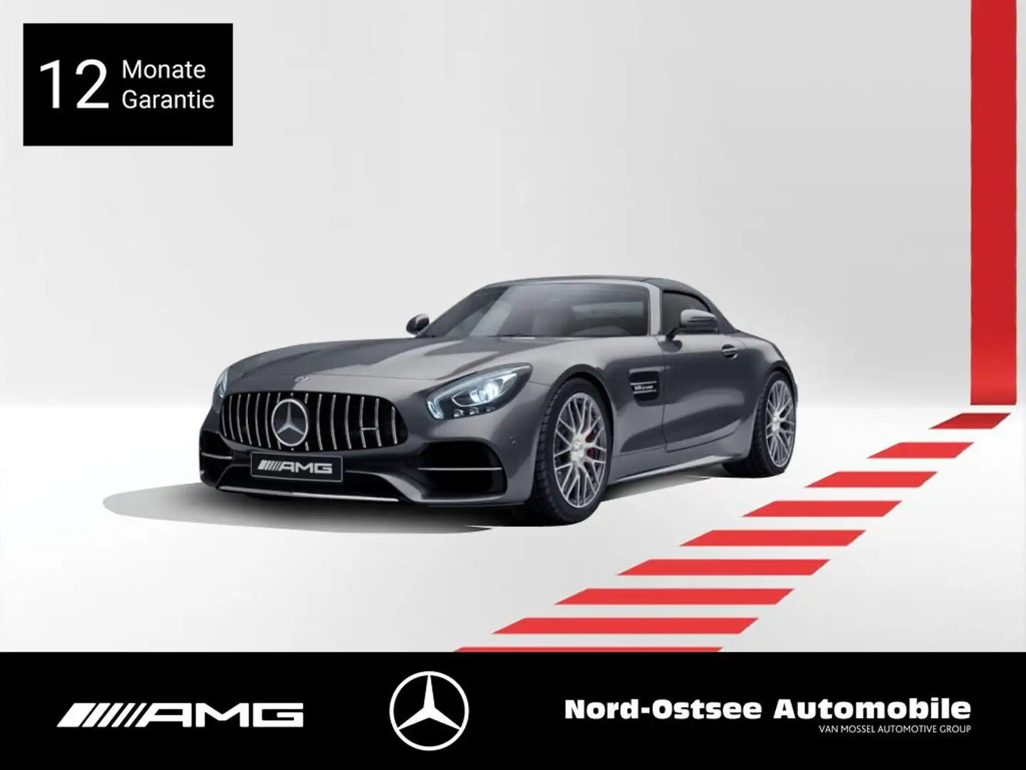 Mercedes-Benz AMG GT C ROADSTER DISTRO NAVI SHZ KAMERA KEYLESS Grau - 1