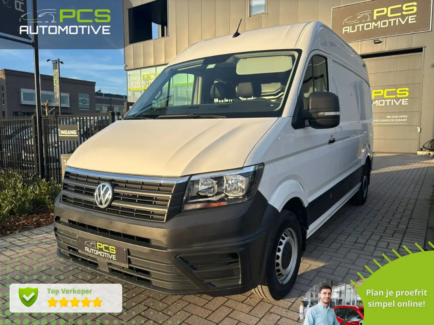 Volkswagen Crafter 2.0 diesel / 45.700 km / schuifdeur / 12m garantie Blanc - 1
