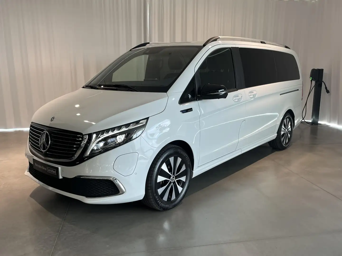 Mercedes-Benz EQV 300 + 7-ZIT + BURMESTER + 360 CAMERA + CARPLAY + 1y us Blanc - 2