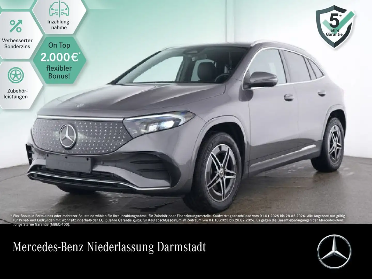 Mercedes-Benz EQA 350 4M AMG+ADVANCED+KAMERA+SPUR Gris - 1