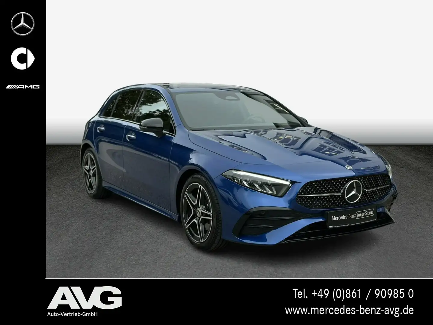 Mercedes-Benz A 200 A 200 AMG-Premium Night Kamera LED 7G  MBUX Ambi Bleu - 2