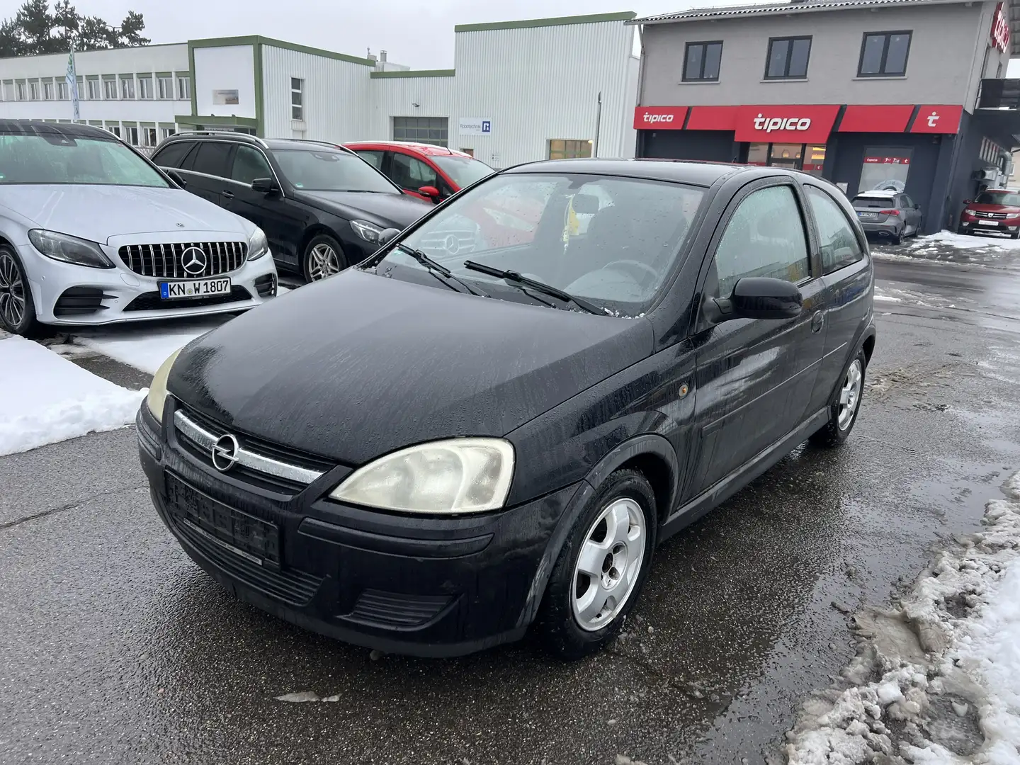 Opel Corsa 1,3 TDI**TUV. AU ** 01 04. 27. ** Schwarz - 1