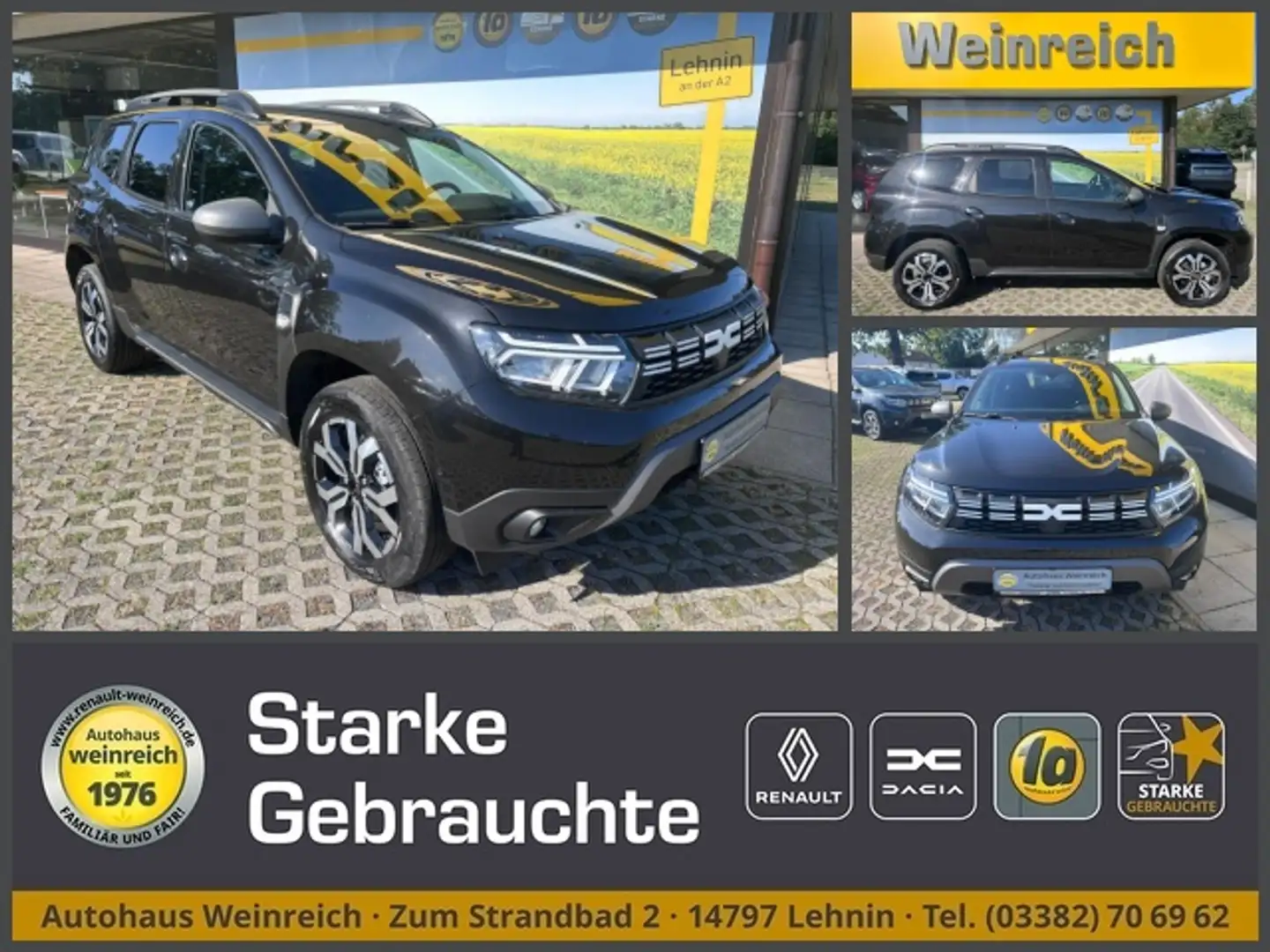 Dacia Duster Automatik mit Klima & Sitzheizung Klima Navi Schwarz - 1
