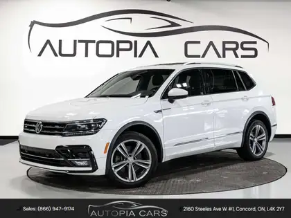 White 2020 Volkswagen Tiguan SUV / Crossover All-Wheel Drive Automatic