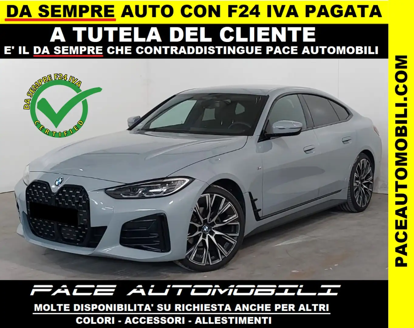 BMW 420 D XDRIVE GRAN COUPE MSPORT M-SPORT 20" PDC HUD F1 Grigio - 1