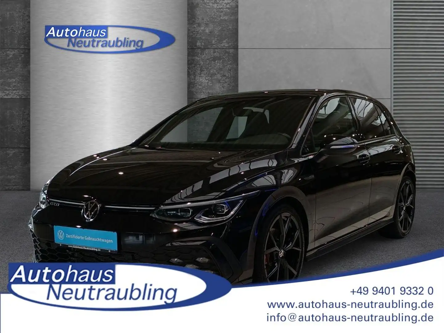 Volkswagen Golf 8 2.0 TDI "GTD" 200 PS DSG+NAVI+AHK+SHZ+ACC+ Schwarz - 1