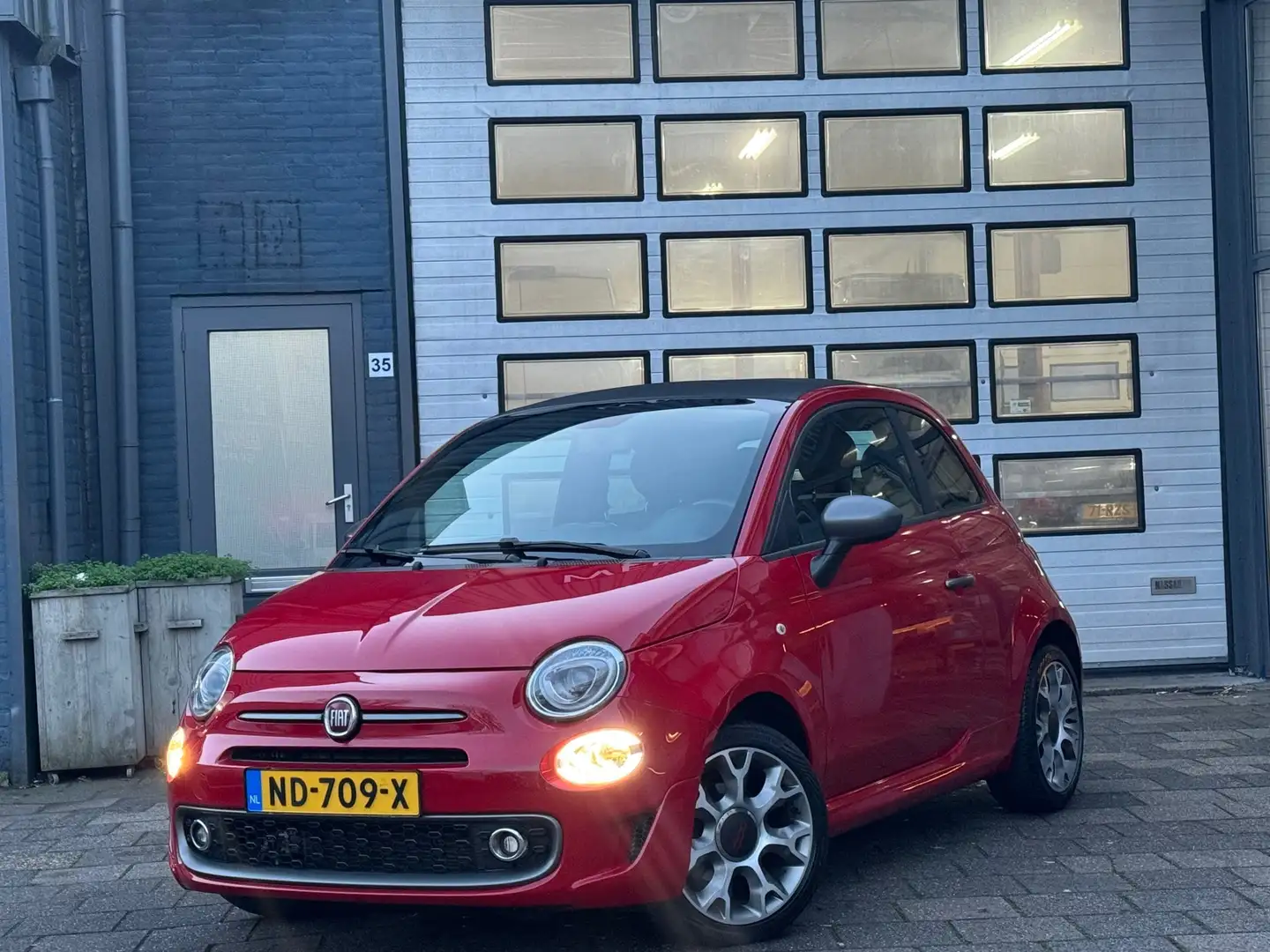 Fiat 500C 0.9 TwinAir Turbo Sport | Airco | Navi | PDC | N.A Rood - 1
