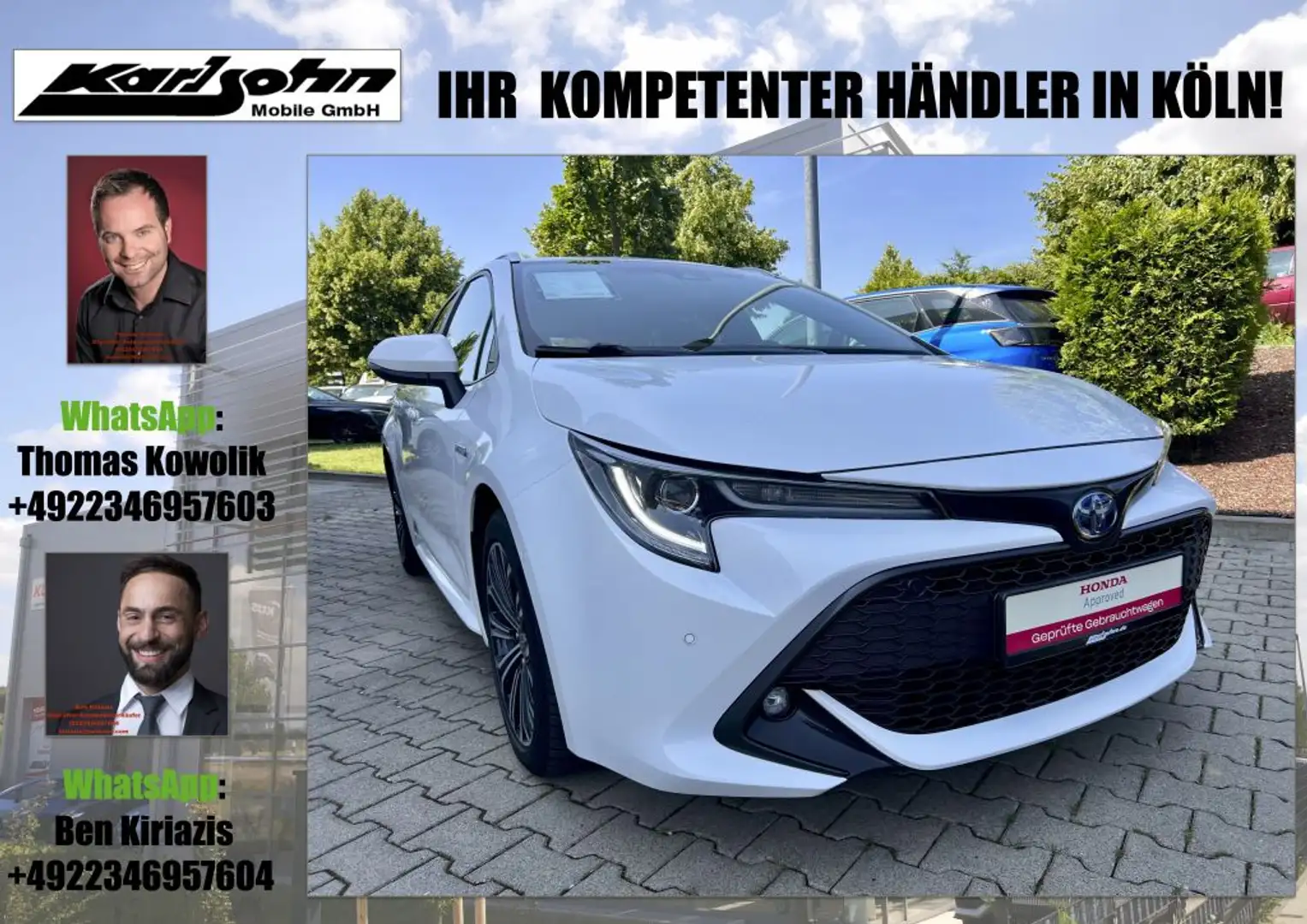 Toyota Corolla 2.0 Hybrid Touring Sports Team Deutschland Wit - 1