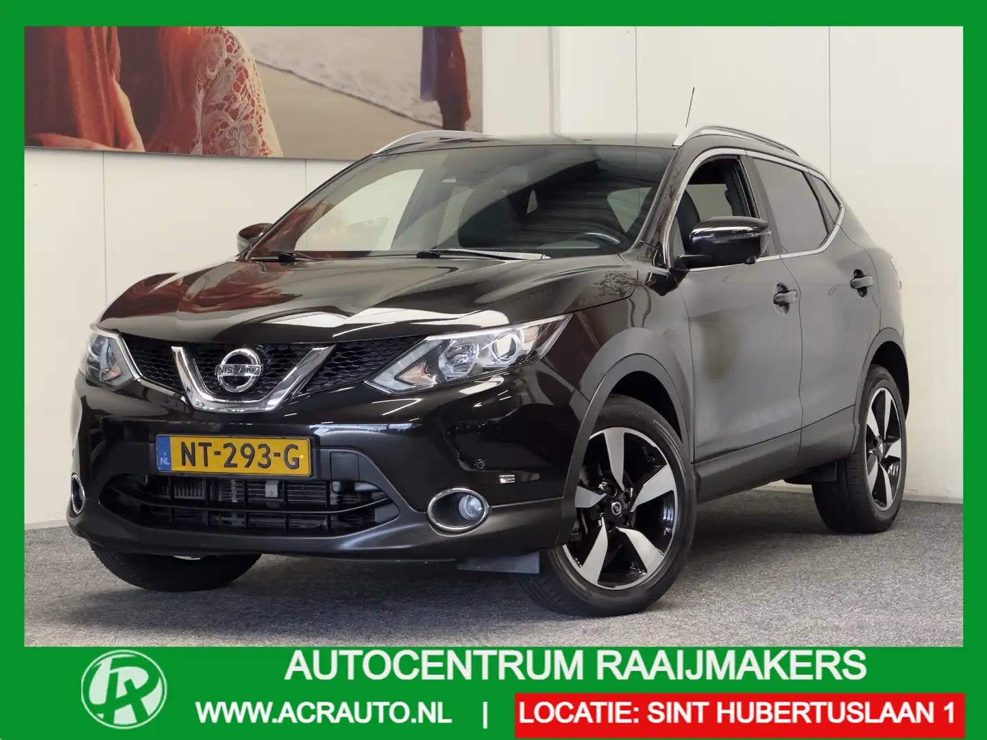 Nissan Qashqai 1.2 N-VISION AUTOMAAT PANORAMADAK NAVIGATIE LEDER/ Schwarz - 1