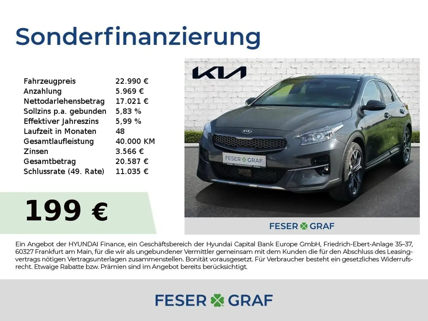 Kia XCeed 1.4T DCT XDITION NAVI XCLUSIV PAKET UVM. Grigio - 1