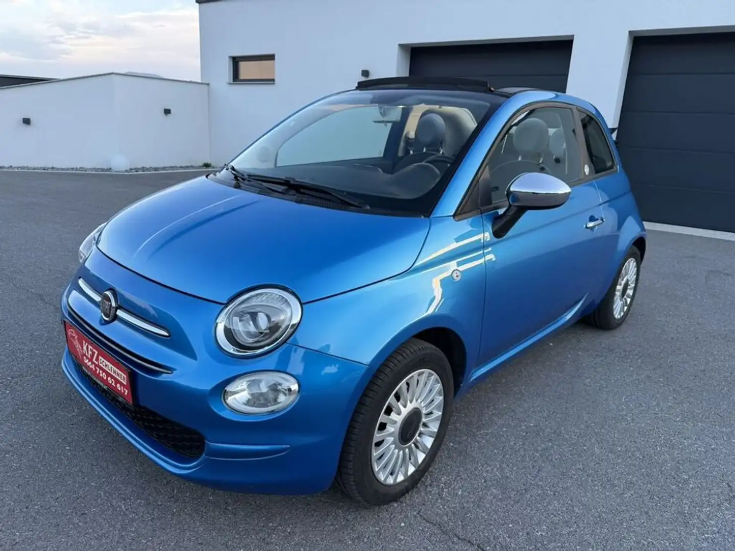 Fiat 500C Mirror Blau - 1
