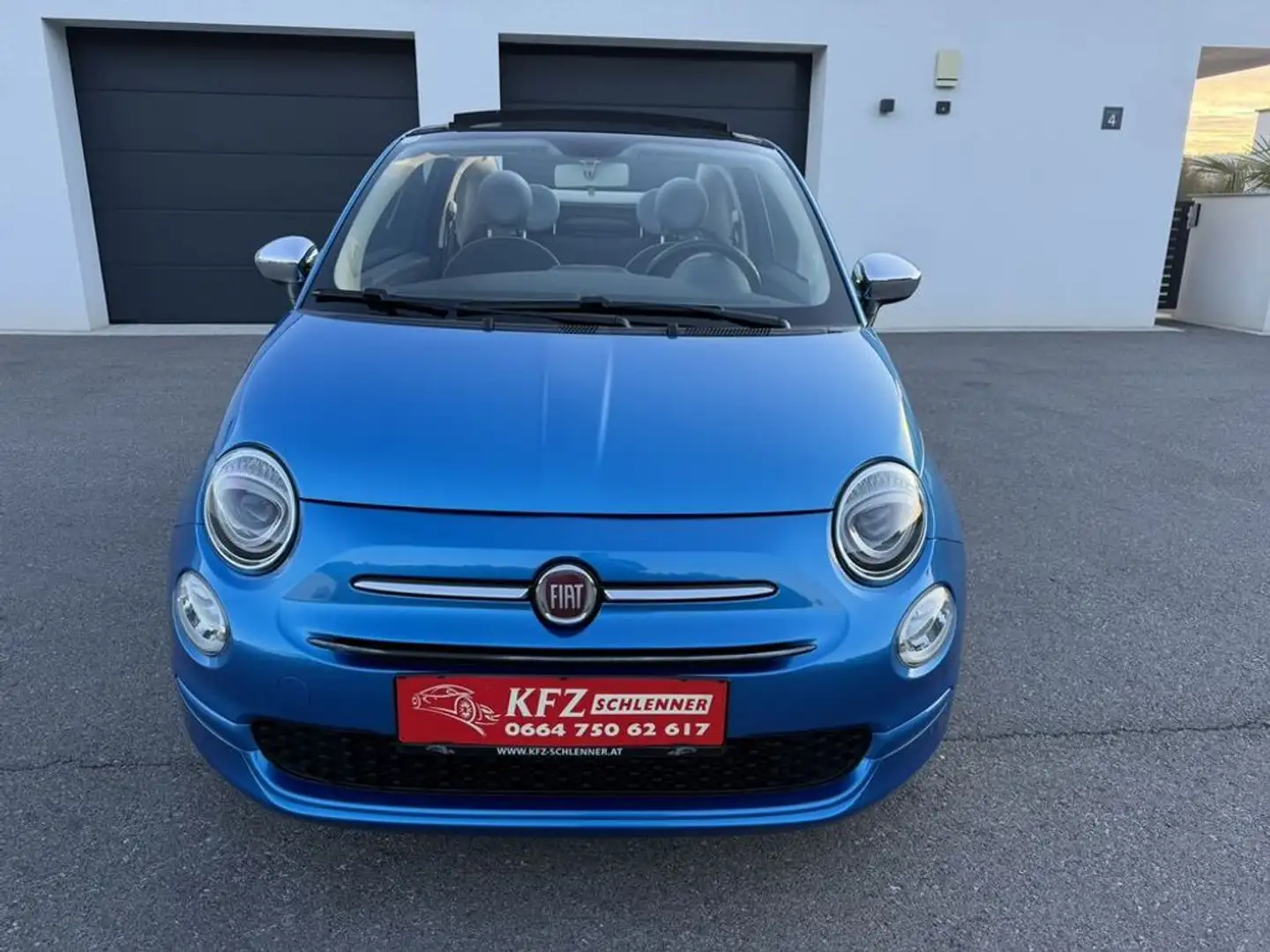Fiat 500C Mirror Blau - 2