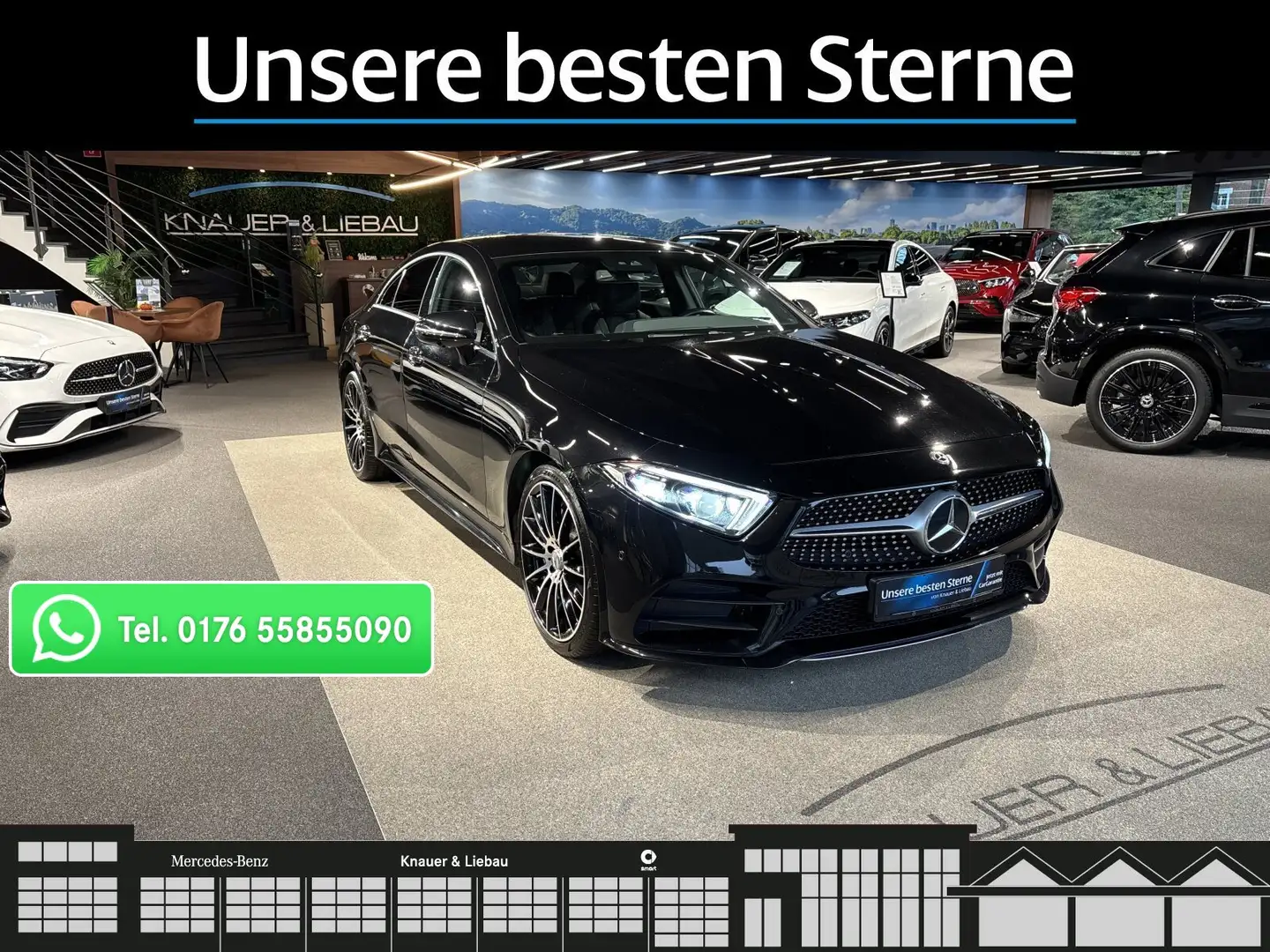 Mercedes-Benz CLS 400 CLS 400d 4M AMG-Line*Memory*Burmester*360° Cam* Schwarz - 1