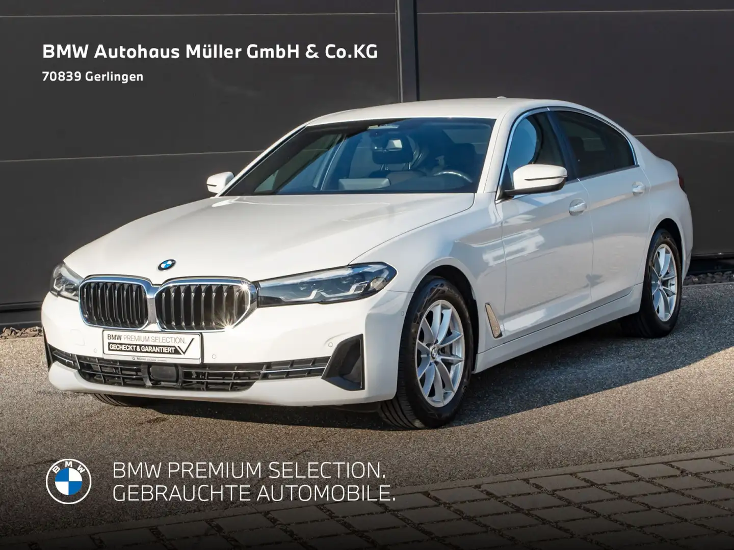 BMW 530 dA Lim ACC DAB Kamera LED LiveCockpitPro Navi Biały - 1
