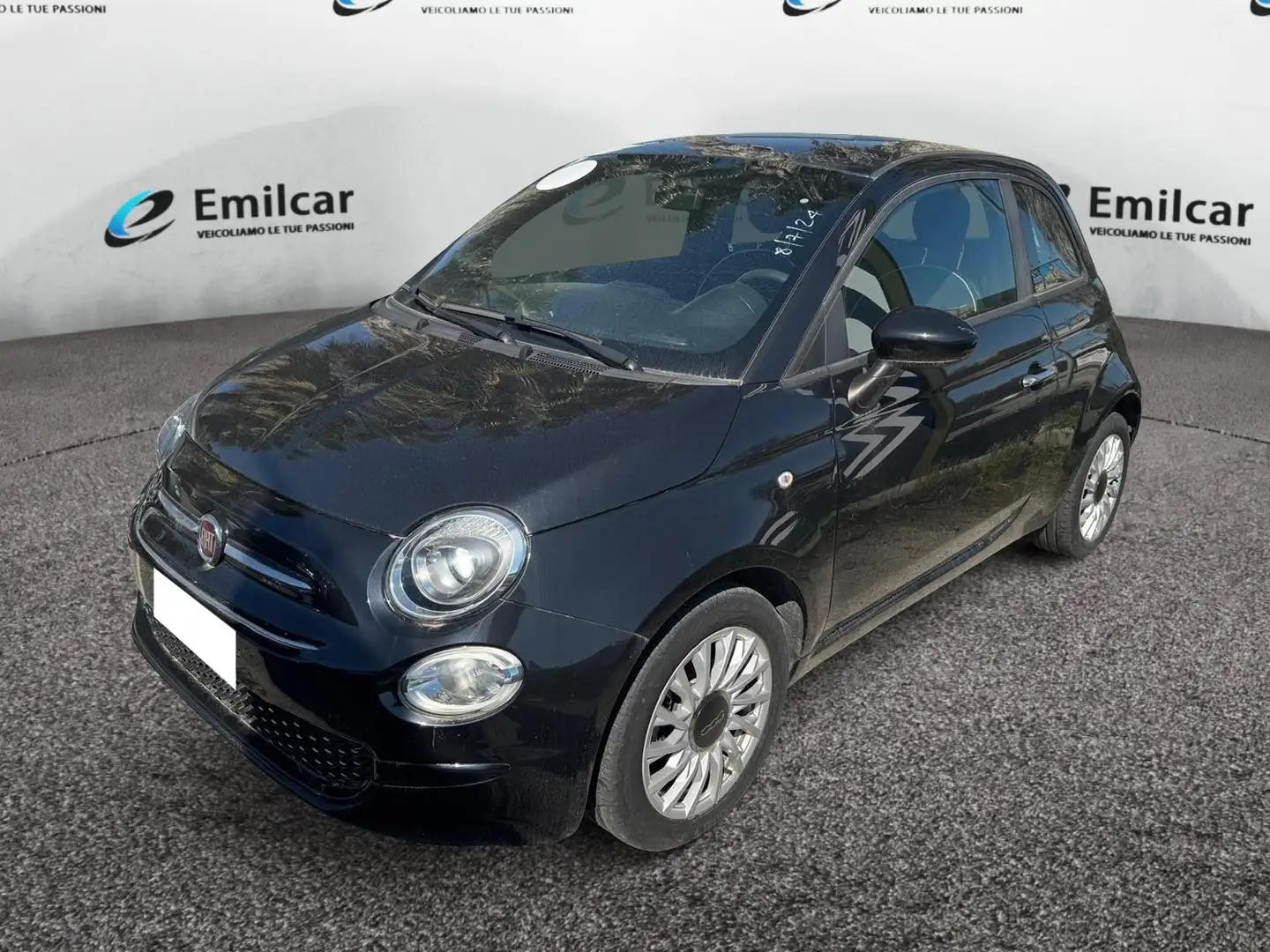 Fiat 500 1.0 FireFly Hybrid Lounge Noir - 1