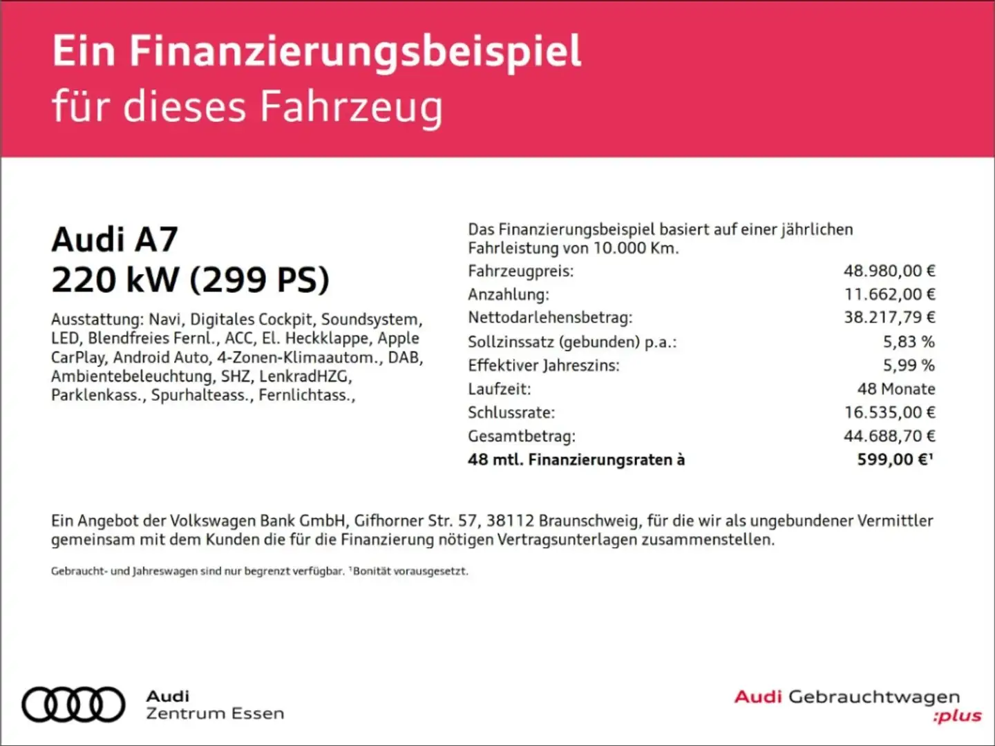 Audi A7 Sportback 50 TFSI e quattro S-Line S-TRONIC NAV PL Grau - 2