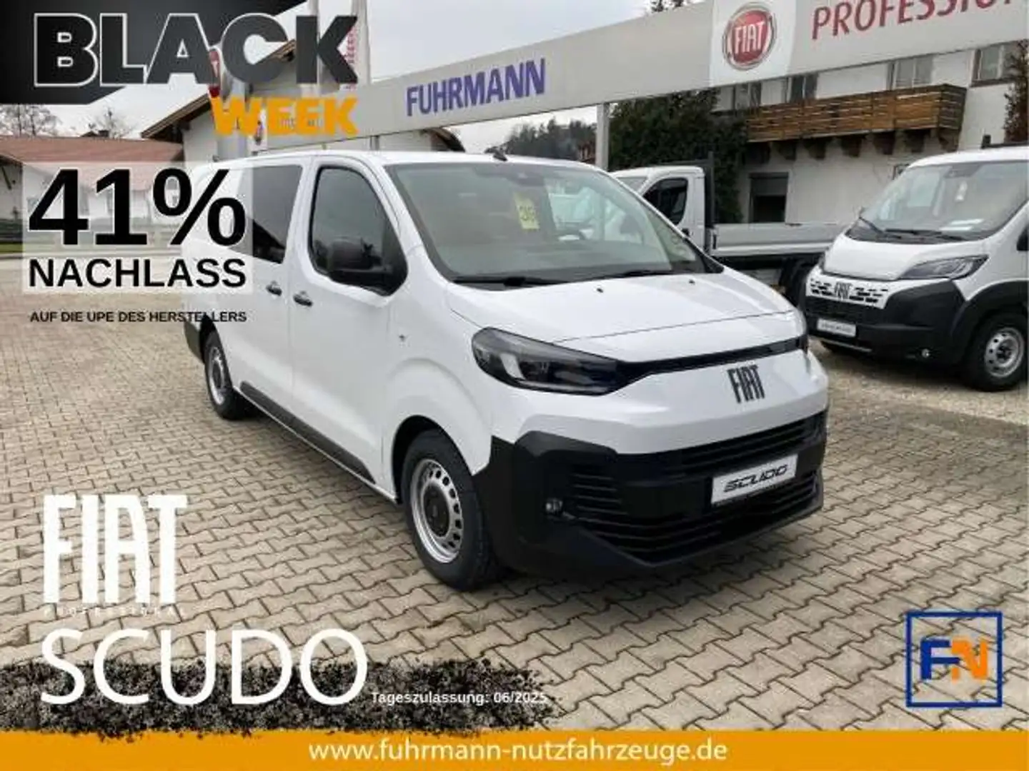 Fiat Scudo MULTICAB L3 145 MT6 2.0 Blanc - 1