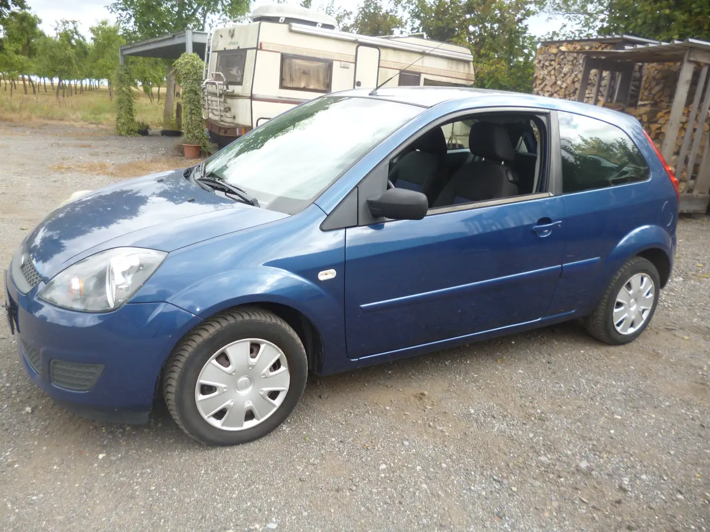 Ford Fiesta Fiesta 3-Türer 1.3 Ambiente, Klima,TÜV08/27 Blau - 2