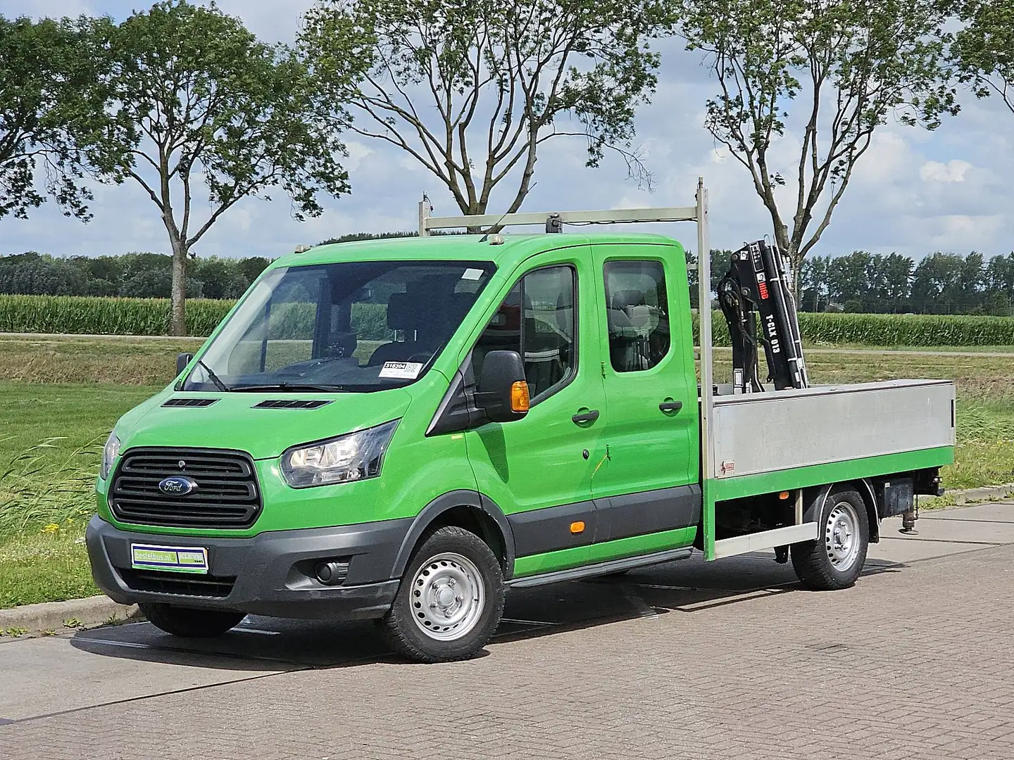 Ford Transit 2.0 Open-Laadbak KRAAN! Verde - 2