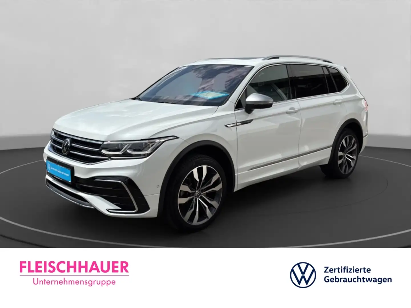 Volkswagen Tiguan Allspace R-Line 4Motion TSI DSG+ACC+SHZ+NAVI Bianco - 1
