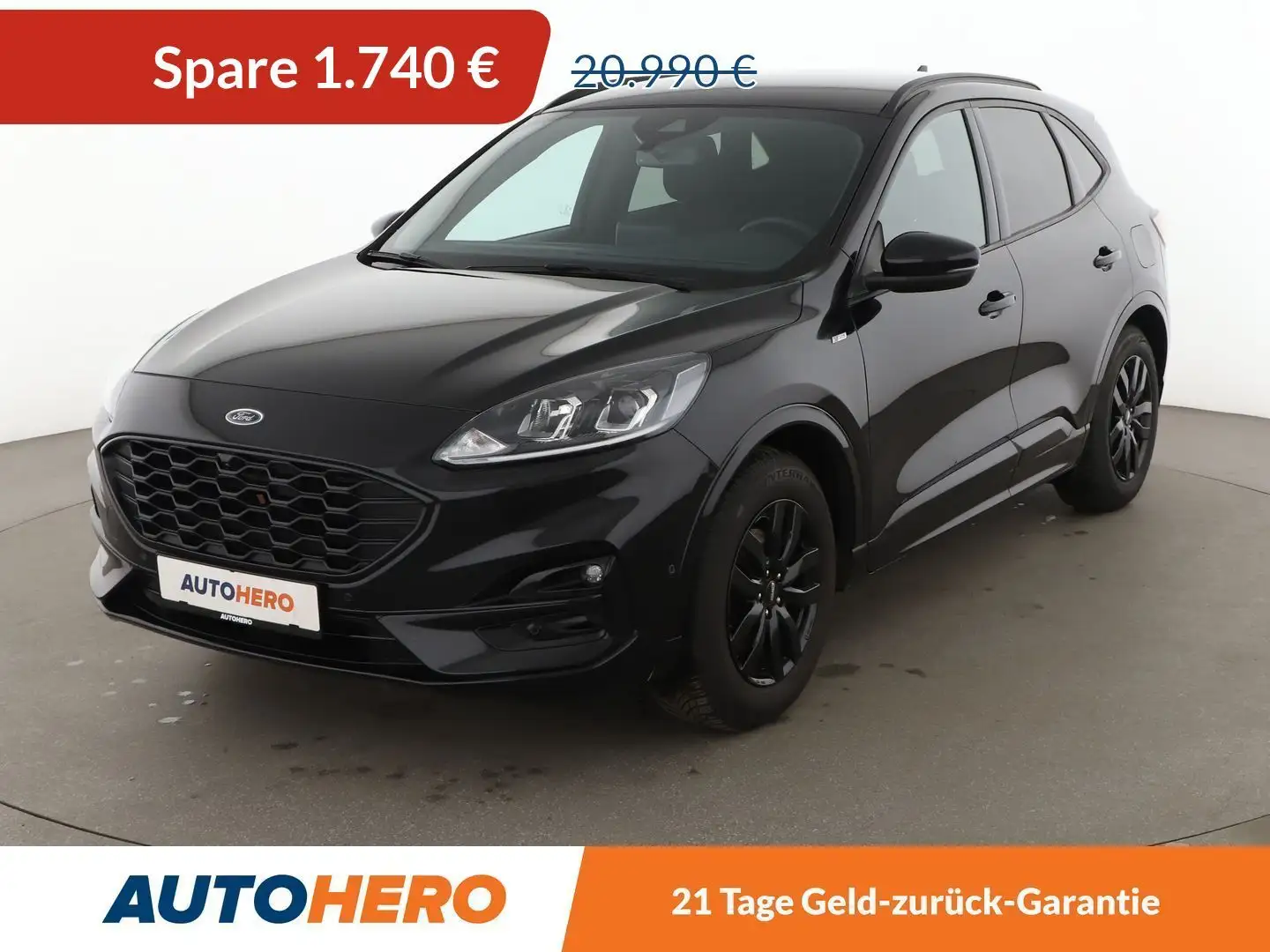 Ford Kuga 1.5 EcoBoost ST-Line*NAVI*ACC*CAM*PDC*SHZ*AHK Schwarz - 1