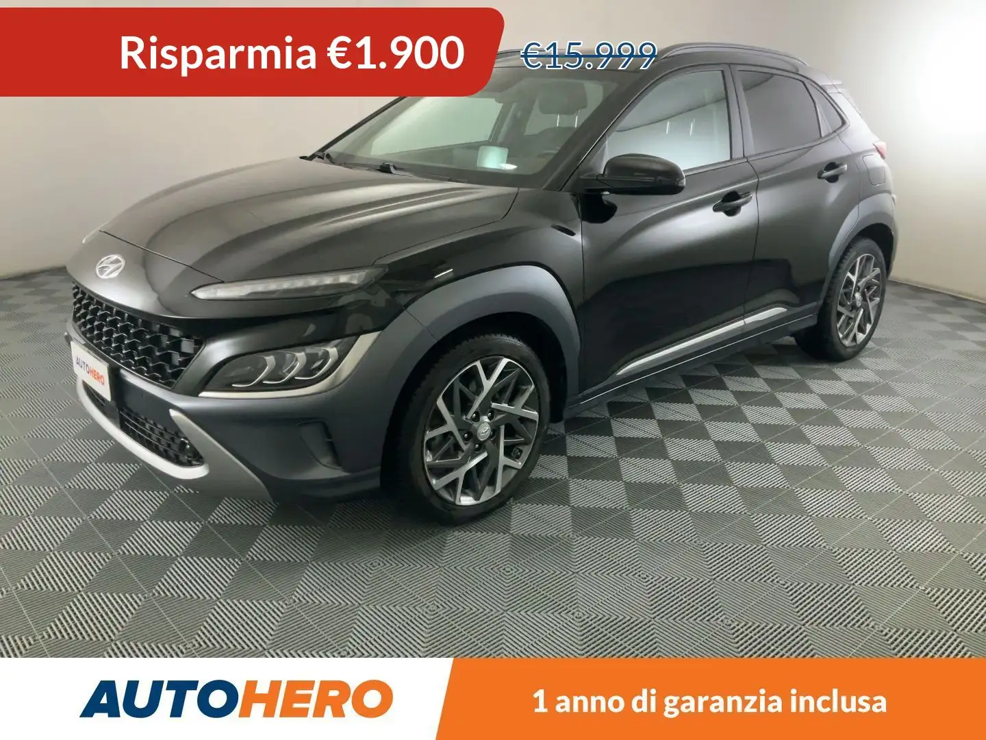 Hyundai KONA 1.6 Hybrid XClass 2WD Nero - 1