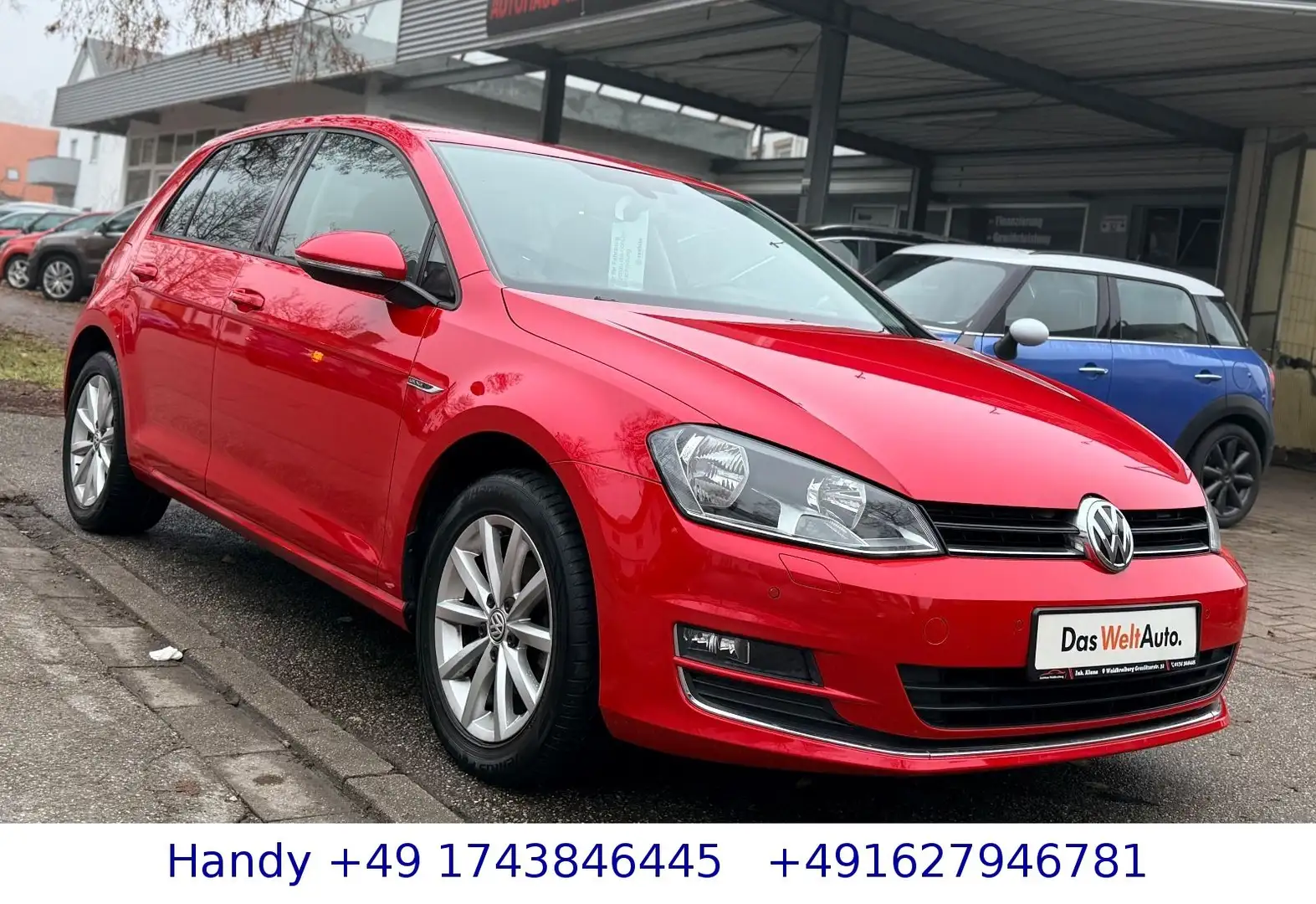 Volkswagen Golf VII Lim 1.2 TSI Lounge/PDC/SHZ/Nur78Tkm/TOP Rot - 2
