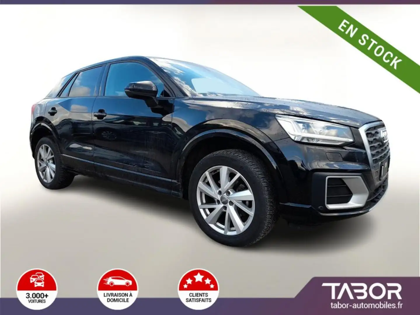 Audi Q2 1.0 TFSI 116 Design GPS LED radars KeyL Schwarz - 1