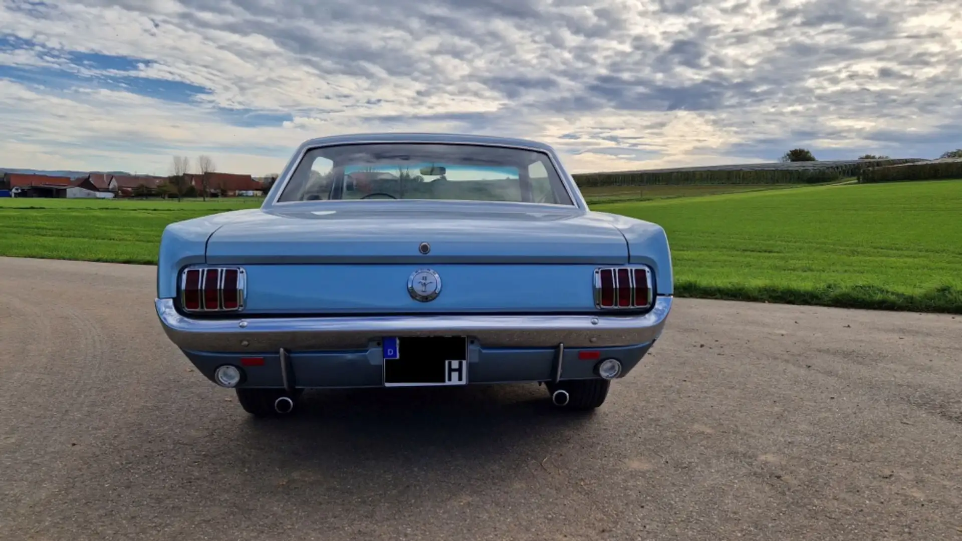 Ford Mustang Original V8, Automatik Kék - 2