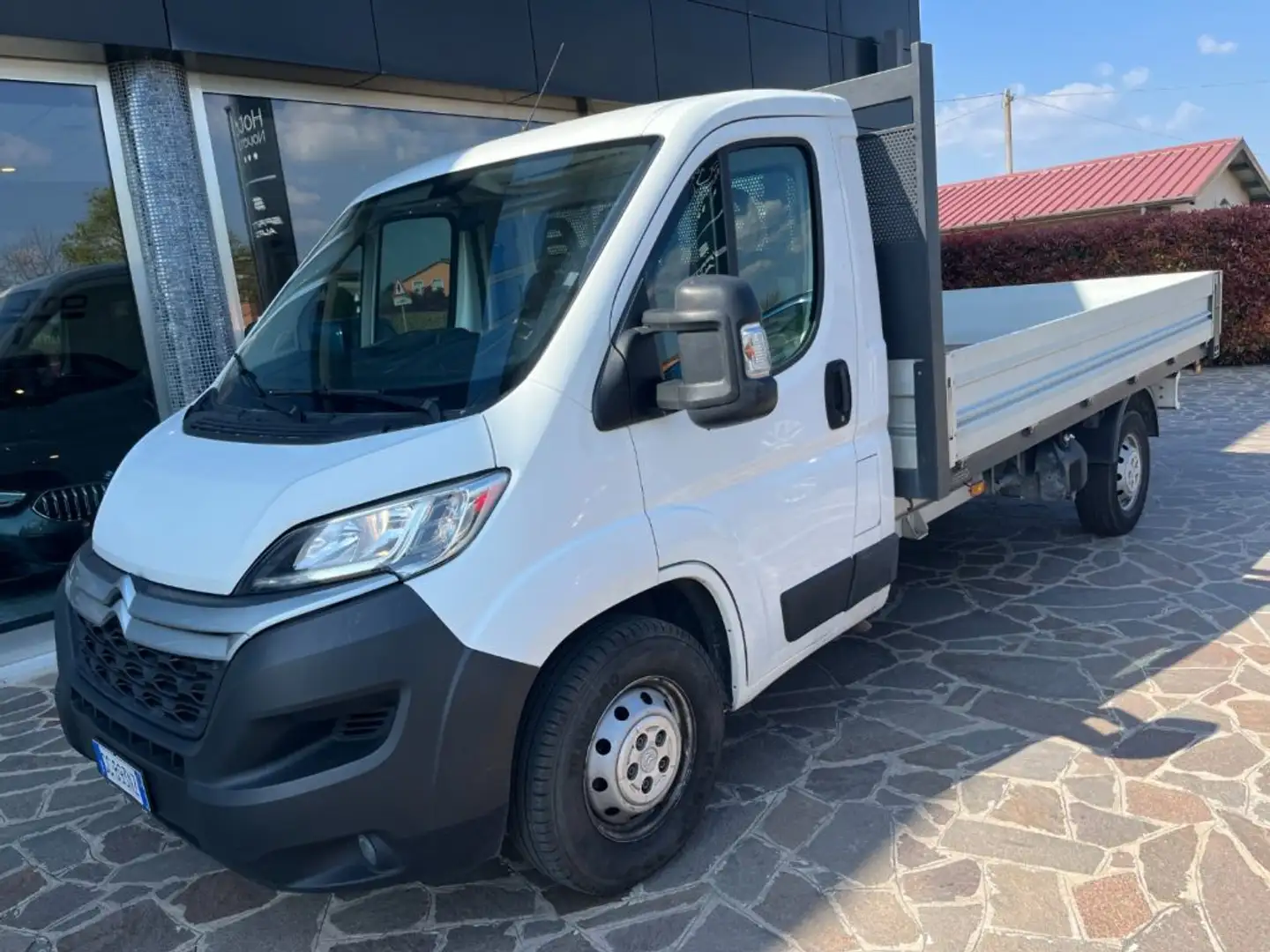 Citroen Jumper 35 BlueHDi 165CV PLM CASSONE APERTO A PIANALE Bianco - 1
