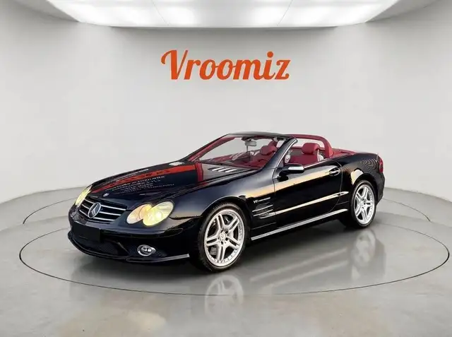 Mercedes-Benz SL 55 AMG classe 55 amg 500 cv cabriolet interieur rouge