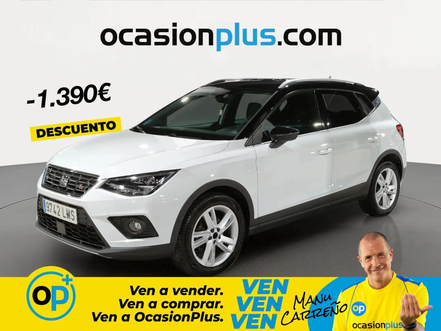 SEAT Arona 1.0 TGI S&S FR 90 Blanco - 1