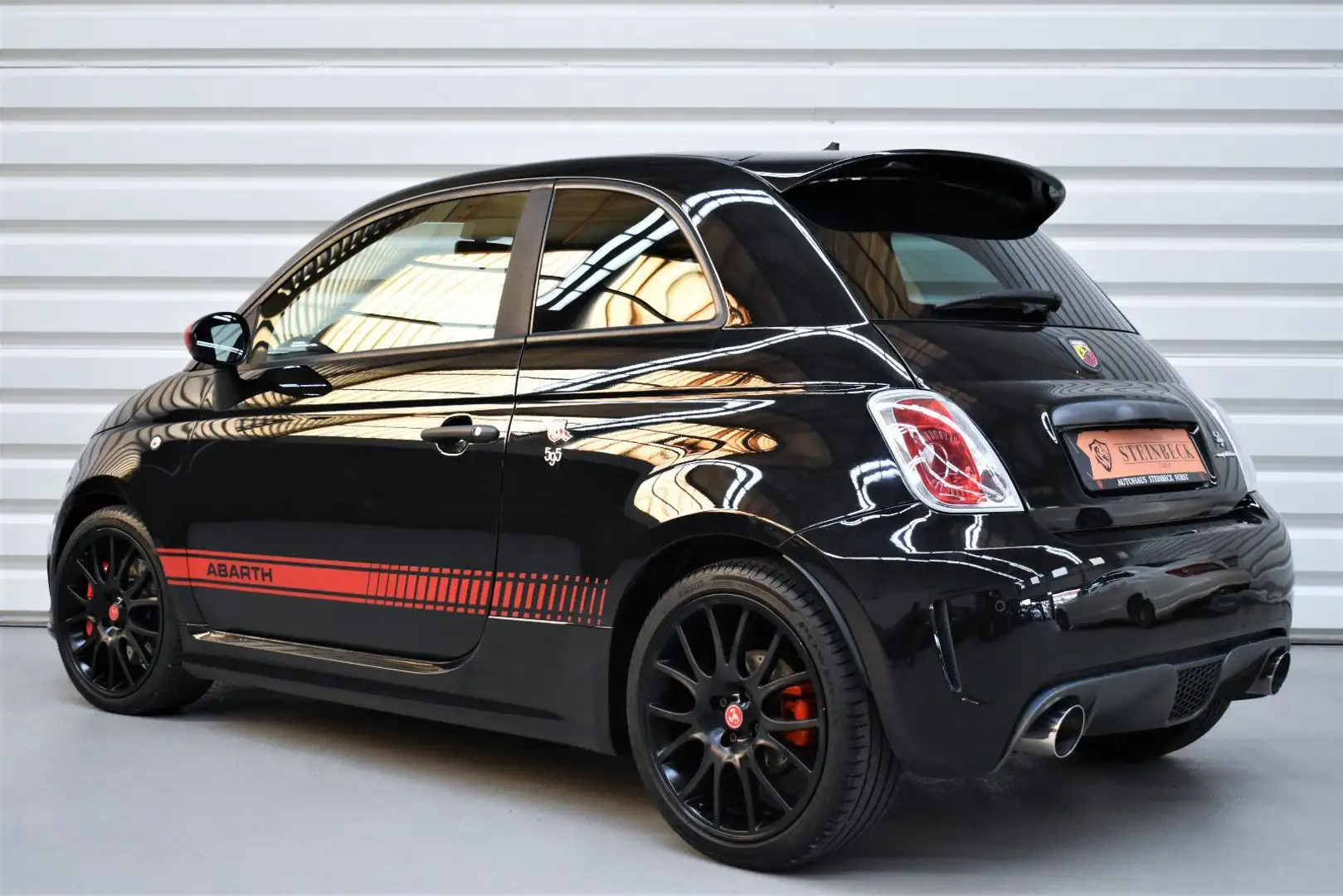 Abarth 500 595 Competizione+PDC+Vollleder+53.200km Schwarz - 2
