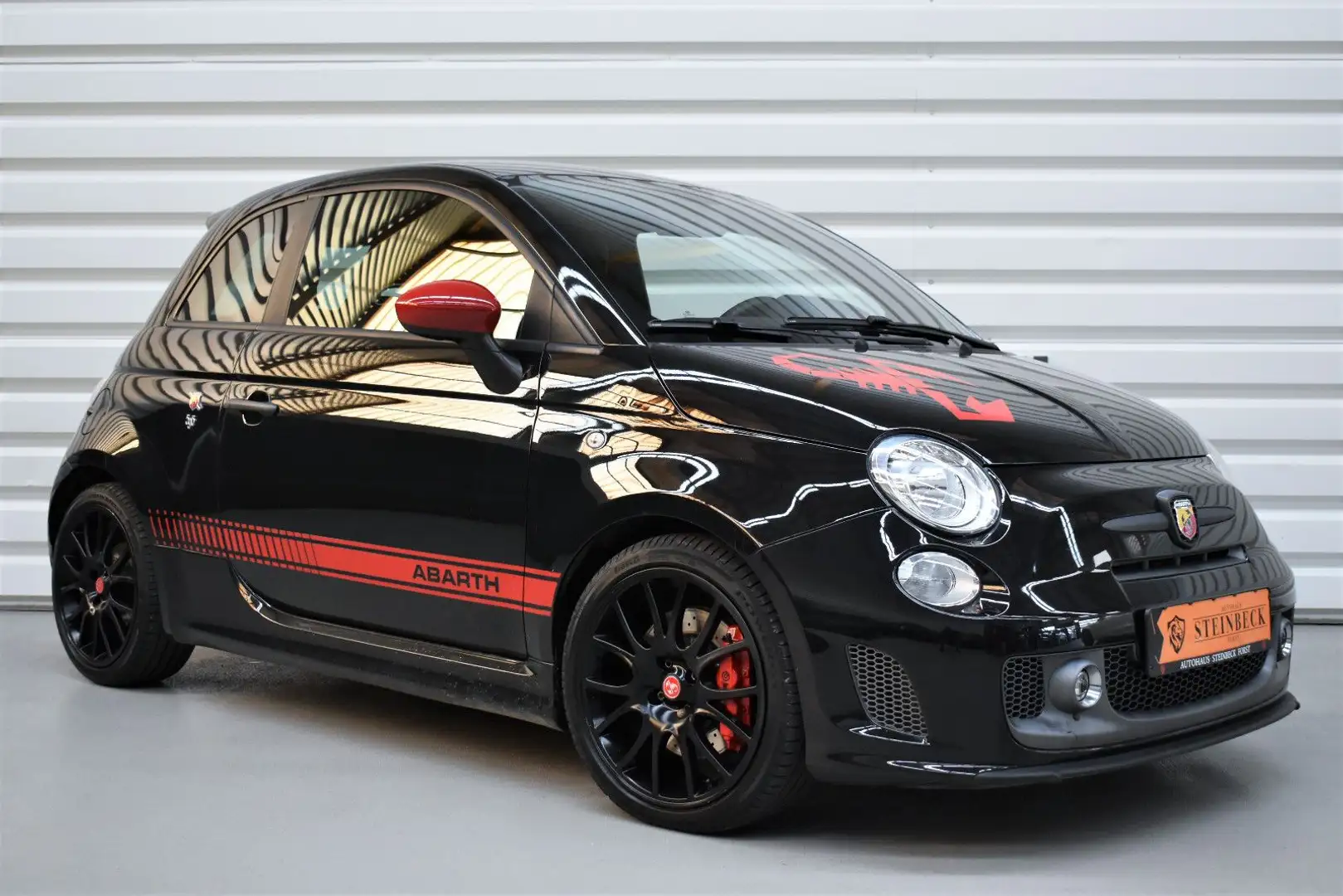 Abarth 500 595 Competizione+PDC+Vollleder+53.200km Schwarz - 1