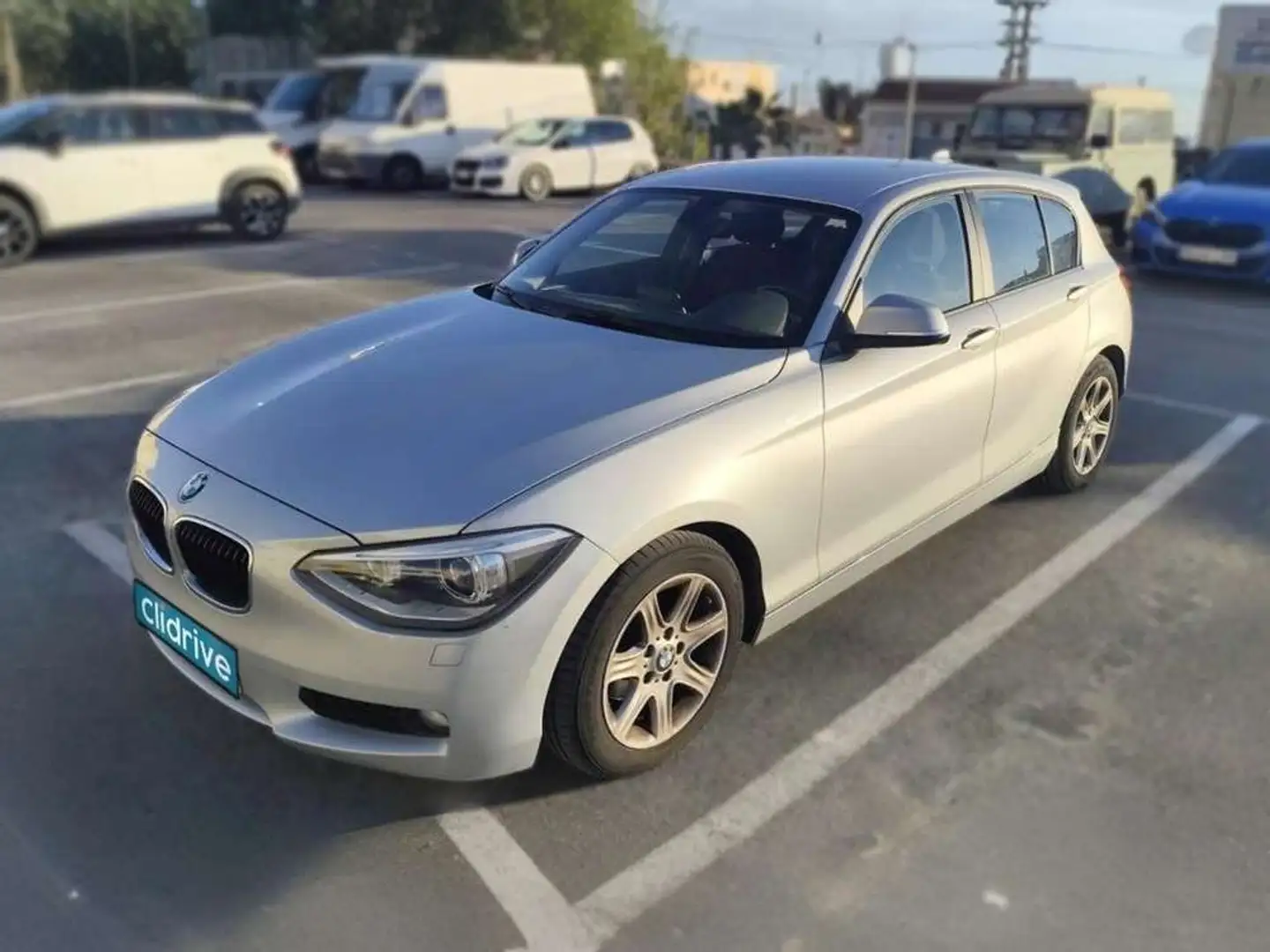 BMW 116 116d EfficientDynamics Gris - 2