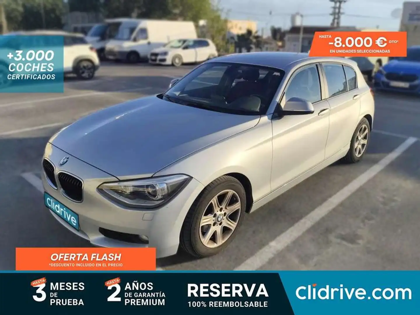 BMW 116 116d EfficientDynamics Gris - 1