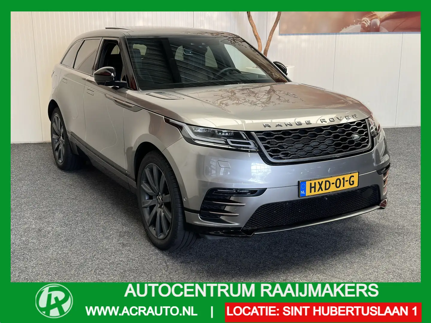Land Rover Range Rover Velar 2.0 I4 TURBO AWD R-DYNAMIC HSE LUCHTVERING NAVIGAT Grijs - 1